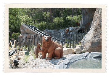 OK CORRAL offre une ambiance Far West avec des sculptures réalistes d'ours et un grand huit. Ce parc d’attractions dans le Sud de la France est idéal pour les familles cherchant des sensations fortes et des attractions pour enfants. Les décors immersifs et naturels créent une expérience conviviale, parfaite pour une journée en famille.