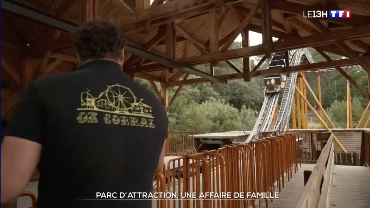 Nous sommes passés dans le JT de 13h sur TF1. OK Corral est le parc d'attraction des Bouches-du-Rhône situé à Cuges-les-Pin dans le sud de la France.